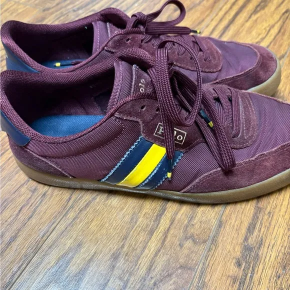 Polo Ralph Lauren Athletic Court VLC Sneakers Purple Men’s 11