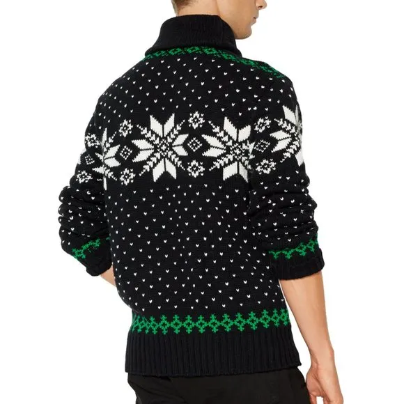 Polo Ralph Lauren Snowflake Shawl Collar Sweater