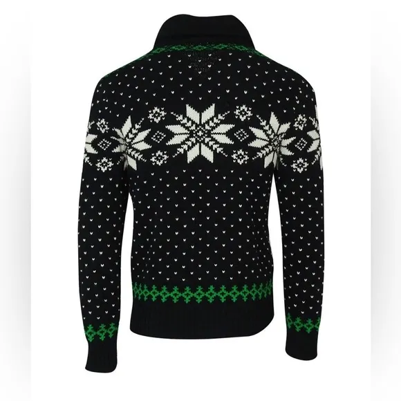 Polo Ralph Lauren Snowflake Shawl Collar Sweater