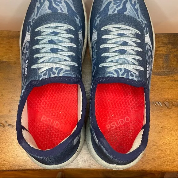 Psudo | Court Sustainable Shoes - Blue ; Mens 8