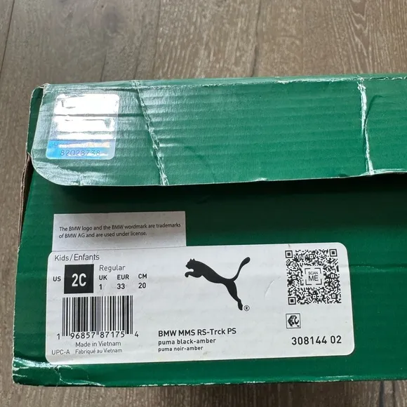Puma BMW MMS kids track shoes