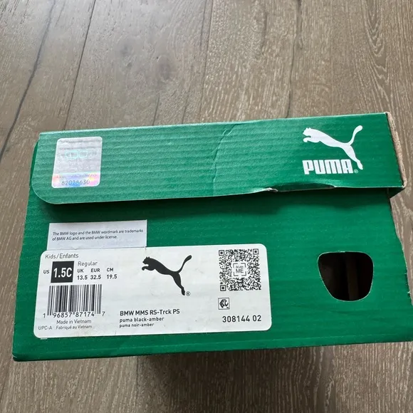 Puma BMW MMS kids track shoes