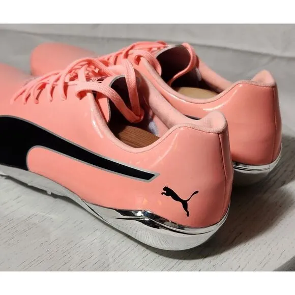 Puma EVOSPEED Electric ELEKTRO PEACH track shoes spikes 194475-02 Men 9 Women 11