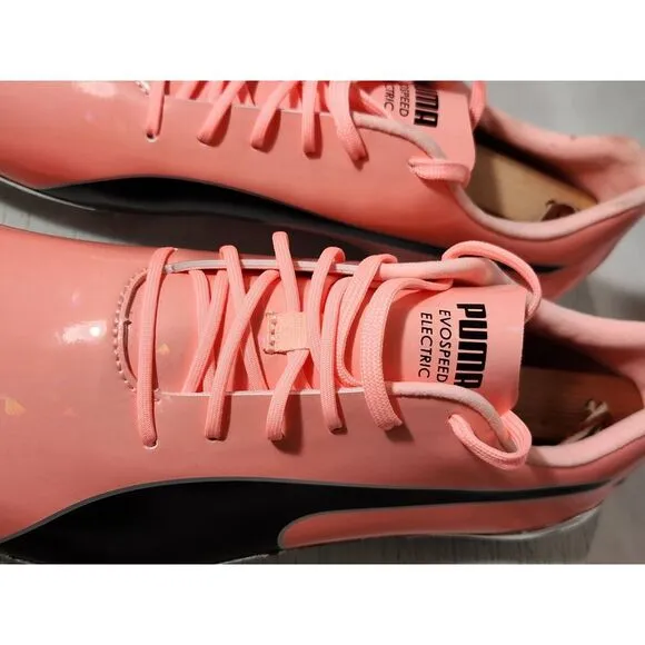 Puma EVOSPEED Electric ELEKTRO PEACH track shoes spikes 194475-02 Men 9 Women 11