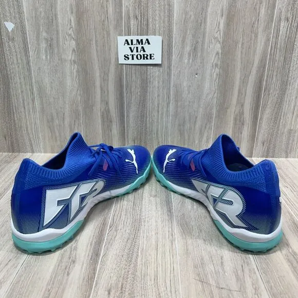 Puma Future 7 Match TT Turf Soccer Shoes Fuzionfit Blue 107937 01 Men’s Sz 10