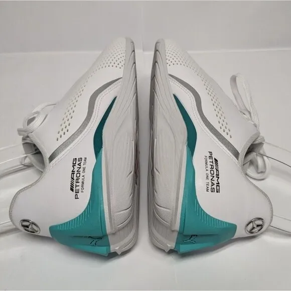 PUMA Mercedes Amg Petronas Drift Cat F1 Sneakers Women 9 Logo Shoes White NEW