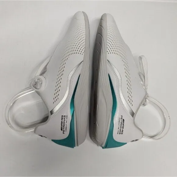 PUMA Mercedes Amg Petronas Drift Cat F1 Sneakers Women 9 Logo Shoes White NEW
