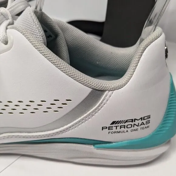 PUMA Mercedes Amg Petronas Drift Cat F1 Sneakers Women 9 Logo Shoes White NEW