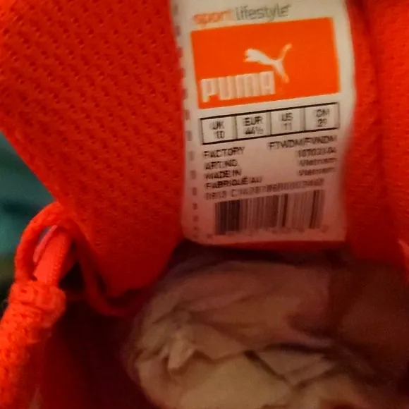 Puma Red/Yellow Track Shoes Men's Size 11 New In Box