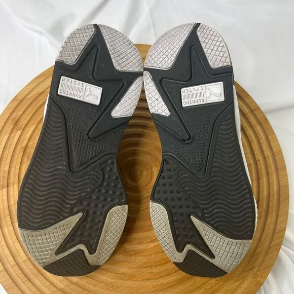 PUMA RS-X3 TRACKS UNISEX GRAY VIOLET SNEAKERS SIZE 6C