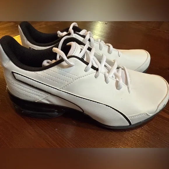 Puma Super Levitate Running Shoes White Black 19097401 Men 8‎