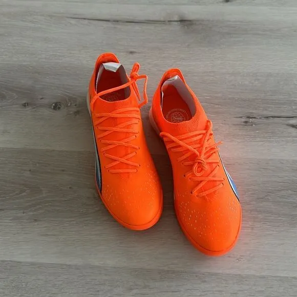 Puma Ultra Ultimate Cage Turf Shoes Orange/White/Blue 8.5 NWT IN BOX
