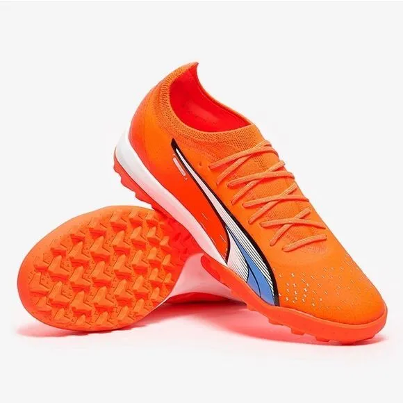 Puma Ultra Ultimate Cage Turf Shoes Orange/White/Blue 8.5 NWT IN BOX