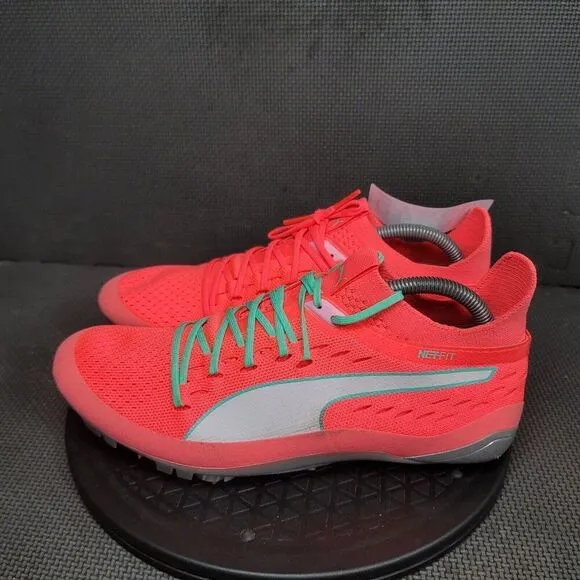 Puma Evospeed Netfit Sprint 2 Track Running Shoes Mens Sz 10.5 Pink Trainers