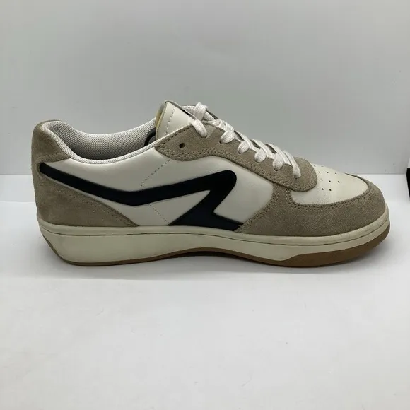 Rag and Bone Retro Court Womens Size 38EU  7.5US Shoes Beige Black Dove Sneakers