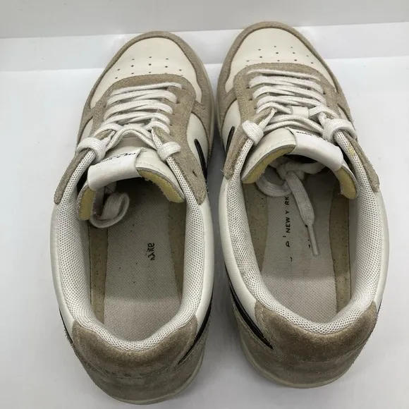 Rag and Bone Retro Court Womens Size 38EU  7.5US Shoes Beige Black Dove Sneakers