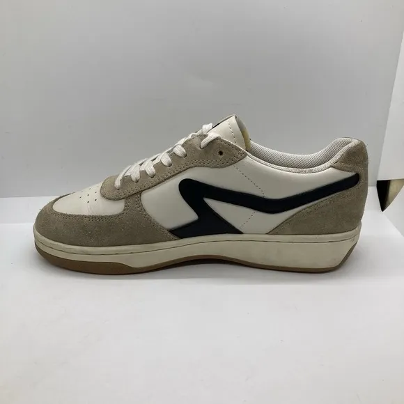 Rag and Bone Retro Court Womens Size 38EU  7.5US Shoes Beige Black Dove Sneakers