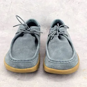 Rare Dead Stock‎ KALSO Earth Shoe Darby Mens  Negative Heel Denim Blue Size 11.5