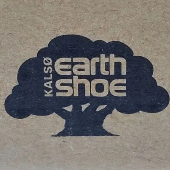 Rare Dead Stock‎ KALSO Earth Shoe Darby Mens  Negative Heel Denim Blue Size 11.5