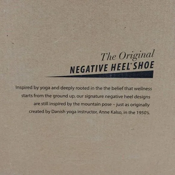 Rare Dead Stock‎ KALSO Earth Shoe Darby Mens  Negative Heel Denim Blue Size 11.5