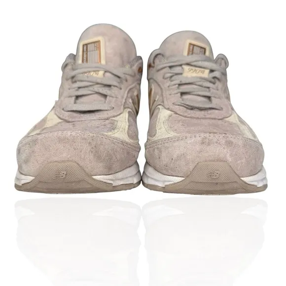 RARE New Balance 990v4 Women's Size‎ 9 Alabaster Suede Made In USA W990FA4