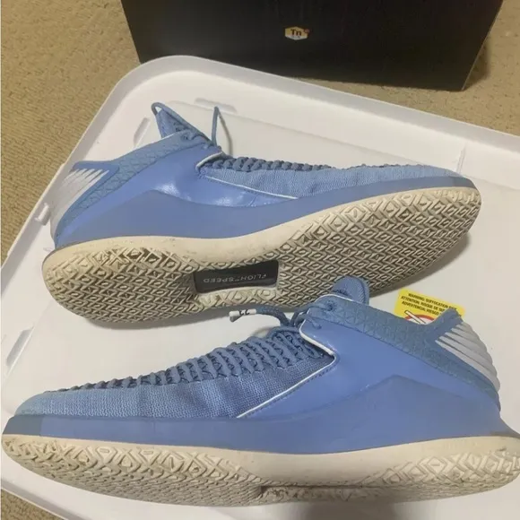 Rare Nike Air Jordan 32 UNC Carolina Blue Low Size 15 PE Promo Sample