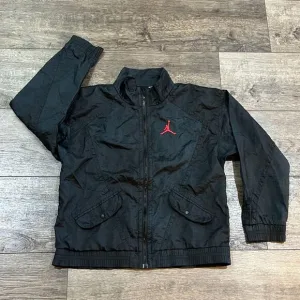 RARE! Vintage 1988 Jordan Black MVP Full Zip Jacket Boys Large Women's Medium