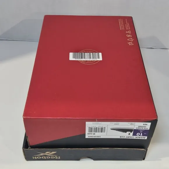Reebok Court CLN Men's Tennis Shoes/Green-White / Size 10/New With Imperfect Box