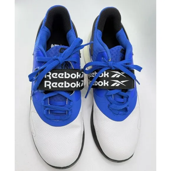 Reebok Men’s Legacy Lifter 2 White Court Blue FY3536 Size 9.5