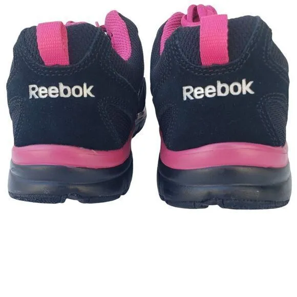 Reebok Men's Training‎ Sneakers Shoes Size 7.5 W Black Fuchsia Athletic Running