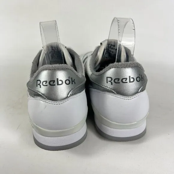 Reebok Phase 1 Pro MU Men's 9 White Leather Lace Up Low Running Athletic Shoes