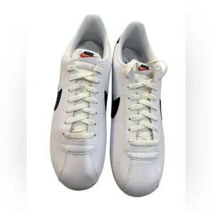 Retro Nike Cortez sneaker with the iconic Swoosh logo,