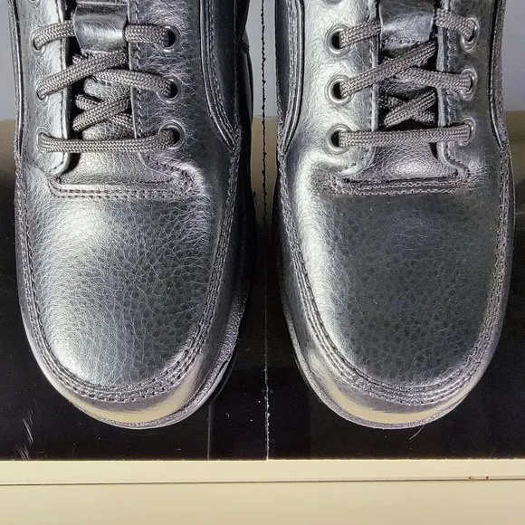 Rockport Men's Eureka Size 7‎ Black Leather Oxfords K71218 Lace-Up Shoes NEW