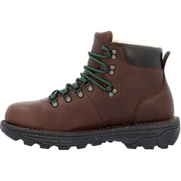 Rocky Mens Rampage Lace Up Waterproof Brown Boots (NWT)