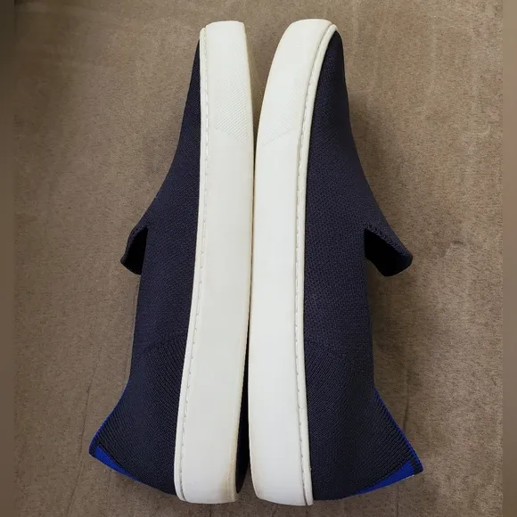 Rothy's The Original Slip On Sneaker In Dark Navy Size Womens 9.5
