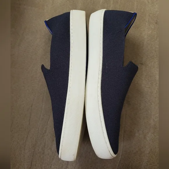 Rothy's The Original Slip On Sneaker In Dark Navy Size Womens 9.5