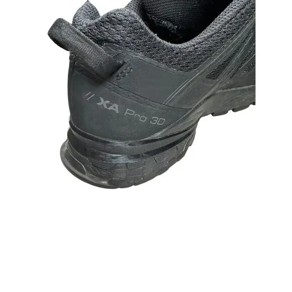 Salomon Mens XA PRO 3D Black Sz 11 Contagrip Outdoor Trail Run Hiking Shoes READ