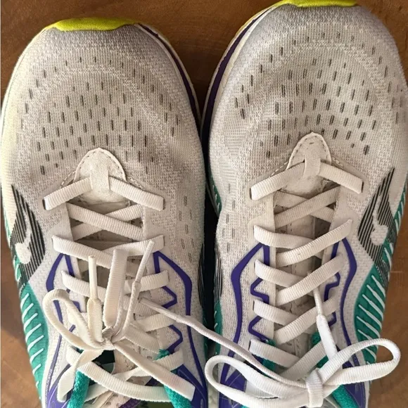 SAUCONY Endorphin Speed 2 Women's White Yellow Purple Running Shoes Size 9.5
