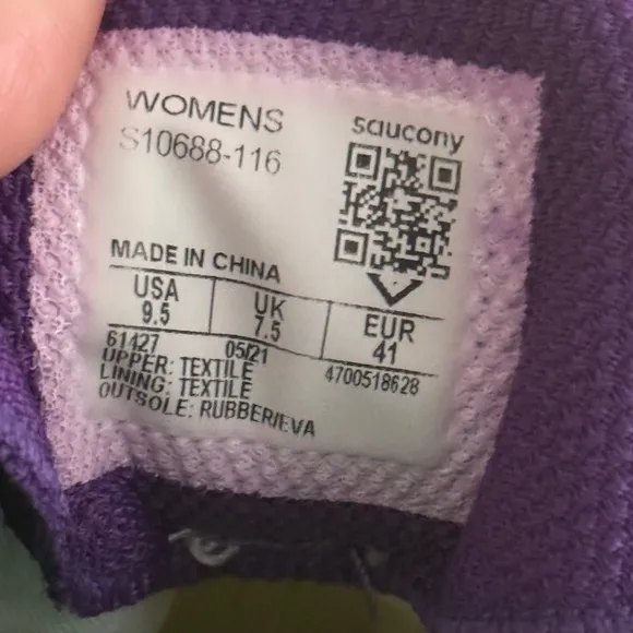 SAUCONY Endorphin Speed 2 Women's White Yellow Purple Running Shoes Size 9.5