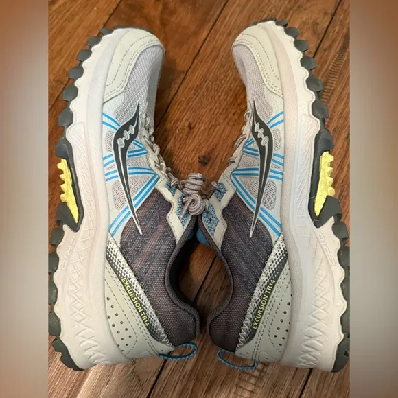 Saucony Excursion TR 14 Gray S10584-4 Women 7.5 Trail Running Shoes Athletic