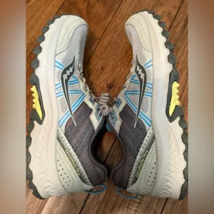Saucony Excursion TR 14 Gray S10584-4 Women 7.5 Trail Running Shoes Athletic