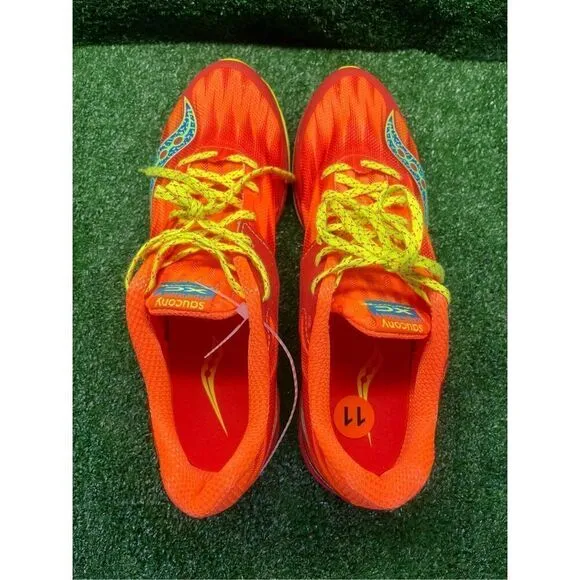 Saucony Kilkenny XC Orange Track Shoes Size 11 Women’s - NO SPIKES-
