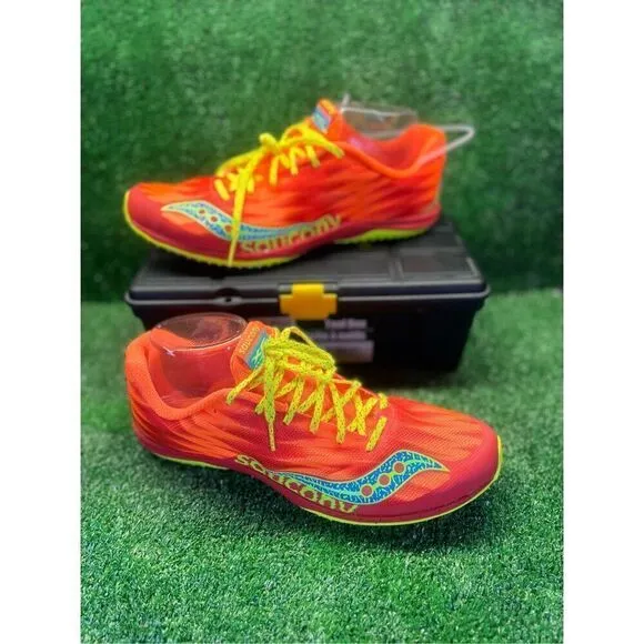 Saucony Kilkenny XC Orange Track Shoes Size 11 Women’s - NO SPIKES-