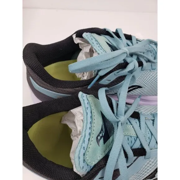 Saucony Men's Axon Running Shoes in Tide/Black - Size 10