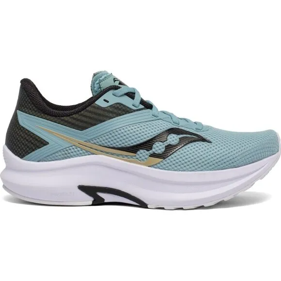 Saucony Men's Axon Running Shoes in Tide/Black - Size 10