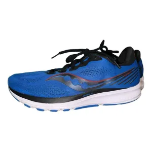 Saucony Ride 14 Men’s Running Shoes Size 10.5 Blue Black EUC