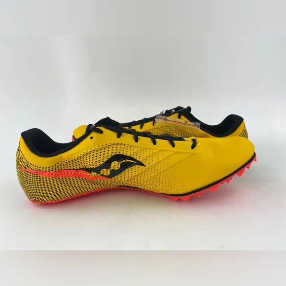 Saucony Spitfire 5 Vizigold Men's Track Spikes Shoes Yellow Black S29055-16