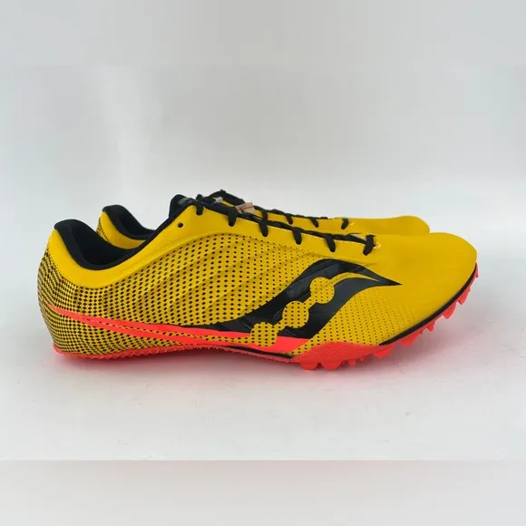 Saucony Spitfire 5 Vizigold Men's Track Spikes Shoes Yellow Black S29055-16