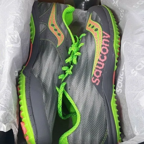 Saucony Kilkenny XC Gry/SLM/PNK  Shoes Women 8.5