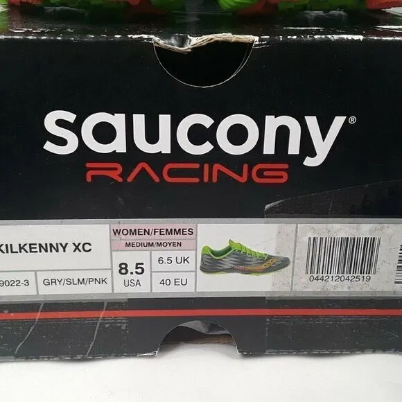 Saucony Kilkenny XC Gry/SLM/PNK  Shoes Women 8.5